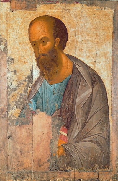 St. Paulus, 1407 von Andrei Rublev